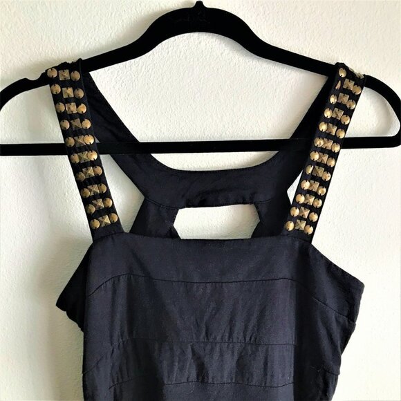 Momo Maternity Roxy Studded Dress - Picture 2 of 4